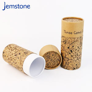 Estilo personalizado de fábrica al por mayor caja de tubo de papel Kraft tubo de embalaje de papel reciclado - Product Image 2