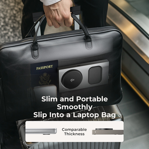Station de charge portable LISEN QI2 en alliage d'aluminium, modèle privé, 3 en 1, pliable, pour iPhone, Samsung, iWatch, AirPods - Product Image 2
