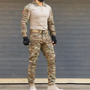 Combinaison tactique G2 Camo Ripstop, pantalon <span class=keywords><strong>de</strong></span> <span class=keywords><strong>chasse</strong></span> multi-poches, chemises d'entraînement pour hommes, ensembles <span class=keywords><strong>de</strong></span> vêtements <span class=keywords><strong>de</strong></span> paintball en plein air - Product Image 2