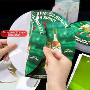 Film Vinyle Statique Personnalisé avec LOGO Dessin Animé pour Fenêtre, Impression UV Double Face, Résistant à l'Eau, Amovible, Réutilisable, Électrostatique pour Verre - Product Image 2