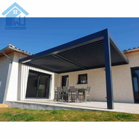 Alfresco Bespoke Arches Auvent de gazebo de patio mobile automatique Pergola en aluminium PERGULAS avec côtés