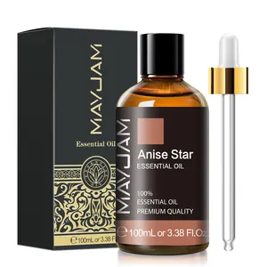 Aceite Esencial de anís y Estrella, Etiqueta Privada, Extracto de planta OEM para difusor de Aroma, 100ML