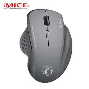G6 Ergonomic 2.4GHz không dây Chuột quang 3D phong cách 6 nút <span class=keywords><strong>USB</strong></span> 800/1200/1600 dpi cho văn phòng chơi game có sẵn màu đỏ/xám/đen - Product Image 4