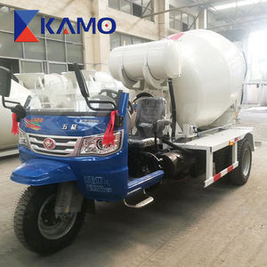Truk Trailer efisiensi operasi tinggi Mixer beton memuat sendiri truk pengaduk beton semen pemuatan sendiri - Product Image 1