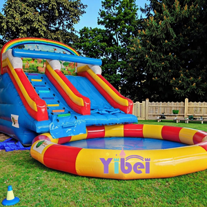 Piscine gonflable commerciale pour enfants et adultes avec toboggan, château gonflable, <span class=keywords><strong>parc</strong></span> aquatique avec souffleur, design personnalisé gratuit - Product Image 6