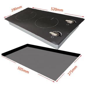 US 110V Induction Cooktop Built-in Double Electrical Hob 2 burner Induction Cooker <b>Knob</b> Screw - Product Image 6