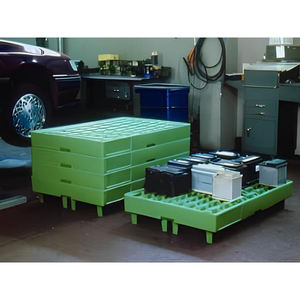 Réservoir de collecte en polyéthylène Carvel 1200x800x225mm pour acides, bases et alcalis, capacité 35lt - Product Image 2