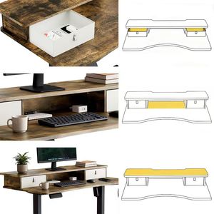 Bureau Ergonomique PRORIALS à Hauteur Réglable Électrique avec Moteur Unique et Tiroirs - Product Image 2