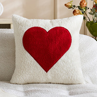 Coussins décoratifs brodés pour la Saint-Valentin, motifs d'amour pour couples, pour la maison, le salon, le canapé