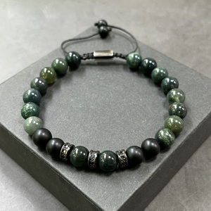 Bracelet en pierre naturelle avec perles de verre colorées, design exclusif et tendance, le plus populaire, support de lot mixte - Product Image 4