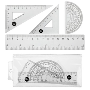 Jyl Hot Bán tam giác nhựa cai trị thiết lập cho các trường học Kids '<span class=keywords><strong>math</strong></span> bài học - Product Image 3