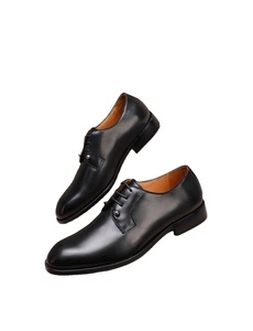 Business Men's Formal Leather Shoes Stylish Lace-<b>up</b> British Style, Designer Handcrafted Genuine Leather Shoes - Product Image 1