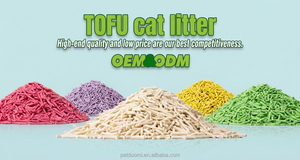 Litière pour chat en tofu à agglomération rapide, jetable dans les toilettes, fournisseur OEM direct usine - Product Image 2