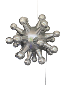 Nouveau design boule d'épine gonflable géante structure <span class=keywords><strong>de</strong></span> toit personnalisée modèle viral gonflable pour <span class=keywords><strong>la</strong></span> décoration du thème du <span class=keywords><strong>musée</strong></span> des sciences - Product Image 5