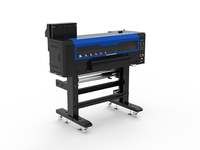 Impresora DTF Automática de 24 Pulgadas, 2 Cabezales I3200, Impresora de Transferencia de Calor con Tinta Blanca, Máquina de Impresión Digital para Prendas Textiles
