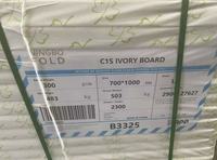 Papier et carton FBB C1S ivoire 170gsm-400gsm IPSUN/Ningbo Fold/Nine Dragon/Liansheng/Asia Symbol, Papier GC1