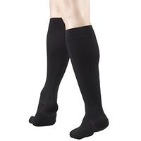 Chaussettes de compression professionnelles pour hommes, montantes, décontractées, respirantes, antidérapantes, anti-salissures, écologiques, en nylon et élasthanne, avec revers, pour le printemps