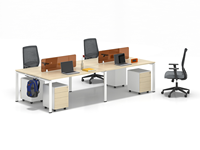 Bureau de direction de luxe - Table de bureau moderne en bois massif de qualité supérieure pour directeur général