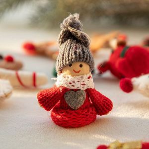 Christmas Decorations Creative Tree Cartoon Elk Plush Pendant DIY Material Small Doll Gift China - Product Image 3