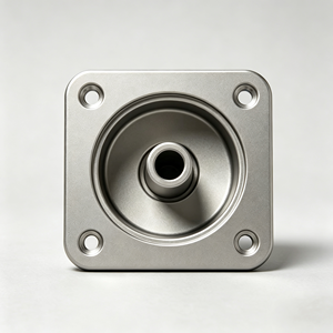 Servicio de Mecanizado CNC Personalizado, Placa de Montaje Cuadrada de Aleación de Aluminio 6061 de Alta Precisión, Adaptador de Soporte, OEM ODM - Product Image 1
