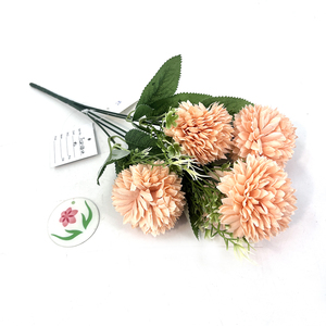 Vente en gros de 35cm de petit Kiku Chrysanthème Bush Bouquet de <span class=keywords><strong>fleurs</strong></span> funéraires <span class=keywords><strong>Fleurs</strong></span> de cimetière <span class=keywords><strong>artificielles</strong></span> <span class=keywords><strong>pour</strong></span> tombes Arrangements commémoratifs - Product Image 3