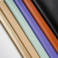 Tissu en cuir PU gaufré extensible avec support tissé pour textiles de maison, vêtements de sport, oreillers et costumes