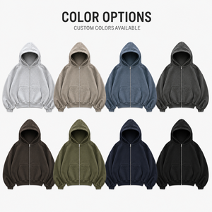 Sudadera con Capucha Premium Personalizada de Alta Calidad al por Mayor, Estilo Urbano, Diseño Grueso con Cremallera y Capucha, Sudadera con Diseño - Product Image 2