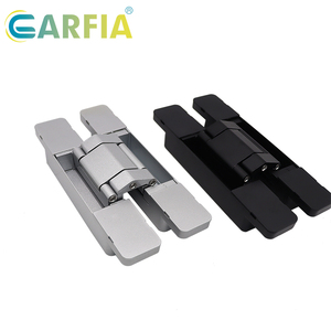 Bisagras Ocultas de Alta Resistencia de Aleación de Zinc <span class=keywords><strong>Garfia</strong></span>, Bisagra Invisible Plegable para Puertas Plegables, Ajustable a 180 Grados - Product Image 1