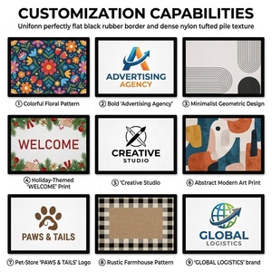 <span class=keywords><strong>Tapis</strong></span> de bienvenue personnalisé pour intérieur et extérieur, <span class=keywords><strong>tapis</strong></span> <span class=keywords><strong>d</strong></span>'<span class=keywords><strong>entrée</strong></span> imprimé pour usage commercial à fort trafic, durable - Product Image 4