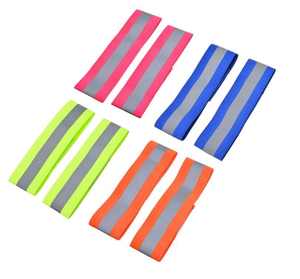 Cheap Outdoor Sports High Viz Running Safety Adjustable Reflective Cotton Elastic <b>Band</b> One Time Use Ankle <b>Wrist</b> <b>Bands</b> - Product Image 2