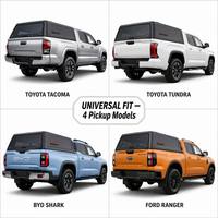 Accessoires 4x4 : Capot de camionnette en alliage d'aluminium étanche pour Toyota 2016+ 5.0FT 6.0FT, couvre-benne / topper