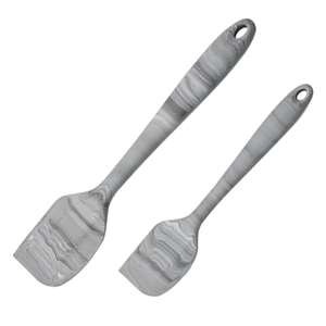 Wholesale BPA free Non stick heat resistant kitchen baking cake Marbling silicone Rubber spatula
