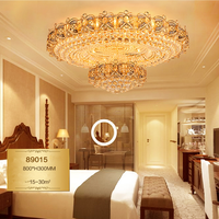 Gros moderne de luxe salon chambre chambre plafond crystal light lustre éclairage pendentif lustre