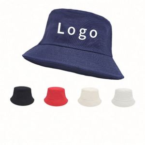 Sombrero de Pescador de Algodón Personalizado con Impresión de Logotipo, Protección Solar para Exteriores, Resistente a los Rayos UV, Regalo Promocional para Senderismo - Product Image 1