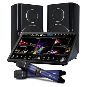 Máquina KD9MAX 5 en 1 de 1 TB con Altavoces Duales, Pantalla Táctil de 15.6 Pulgadas, Sistema de Micrófonos Inalámbricos, OEM ODM KD9MAX 5 en 1 Completo para Karaoke - Product Image 1