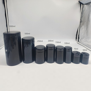 100ml 150ml 200ml 250ml 500ml 1000ml miệng rộng thực phẩm lưu trữ UV tối Tím Lọ thủy tinh với ABS Nắp - Product Image 6