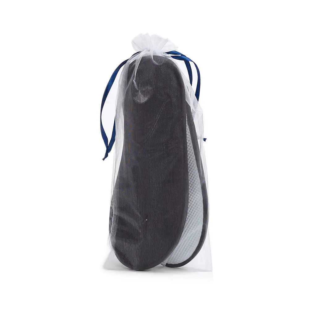 Cheap Disposable Black Hotel Slippers Indoor Disposable Slippers For Travel And Hotel