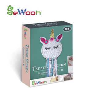 2020 FAI DA TE giocattolo unicorno di arte della parete della parete della decorazione appesa animale del mestiere del giocattolo per i bambini - Product Image 3