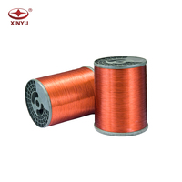Kawat Magnet Aluminium Berlapis Email Kelas 200 1.12mm, Kawat Gulung Tahan Suhu Tinggi untuk Motor Submersible, Pembuatan OEM