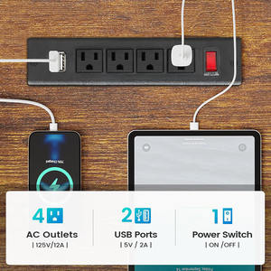 <span class=keywords><strong>Bureau</strong></span> de jeu en forme de L pour la maison et le <span class=keywords><strong>bureau</strong></span> Lumières LED Prise de courant Étagères de rangement Crochets Marron rustique pour les petits espaces - Product Image 3
