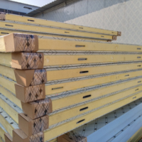 Paneles Sándwich de Poliuretano Estilo Diseño Industrial, Resistentes al Fuego, Marca BK, Modelo de 100MM, Panel de Acero Galvanizado para Cámaras Frigoríficas