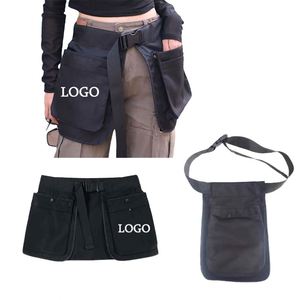 Tablier de rangement haute capacité avec sangles réglables et plusieurs poches, idéal pour les activités de plein air, les loisirs et le travail - Product Image 2