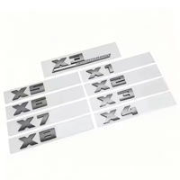 Autocollants de lettres 3D ABS pour personnalisation automobile, série M Competition, badges de modification noirs M1-M8 E39/E90/E60/F10/F30