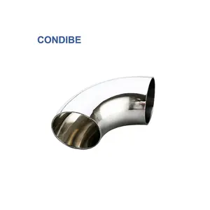 Condibe90度ミラーポリッシュステンレス鋼パイプエルボー