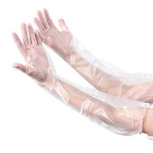 ถุงมือยางเกรดอาหาร60ซม. สีขาวขนาดพิเศษ - Product Image 6