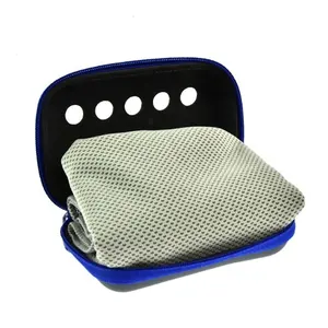 Custom Hard EVA Shell Case With Zipper For Towel Travel Carrying Waterproof Swimming Eva Handbag