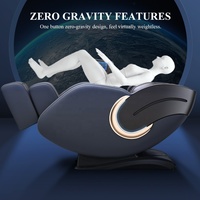 Leercon Chaise de massage électrique intelligente 4D à gravité zéro avec enveloppement complet par airbag, chauffante et fonction de massage thaïlandais intelligent - Offre Spéciale