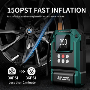 Arrancador de Coches de Alta Potencia 100000mAh con Linterna de 150PSI CJS-108 con Inflador de Aire - Product Image 1