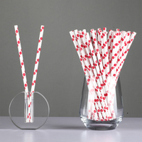 Pailles en papier jetables biodégradables Soton de haute qualité, écologiques, 12 mm, multicolores, pour fêtes et mariages, échantillon gratuit