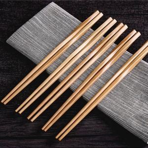 24Cm Eco-Friendly Reusable <b>Gift</b> Custom Logo Print Twist Shape Bamboo Chopsticks for Cooking and Eating - Product Image 4
